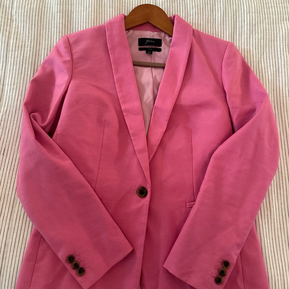 J. Crew Vibrant Pink Women's Blazer